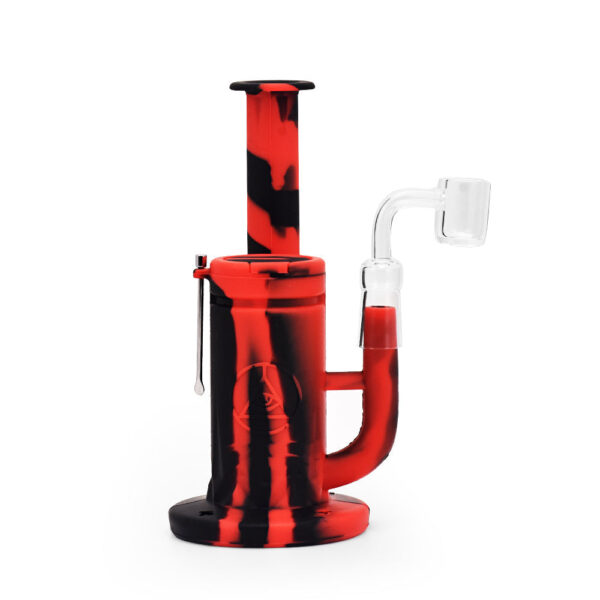 Ritual – 8.5” Silicone Sidecar Rig – Black & Red