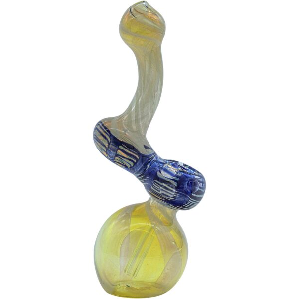 LA Pipes “Rake Bubb” Fumed Sherlock Bubbler Pipe (Various Colors) - Image 2