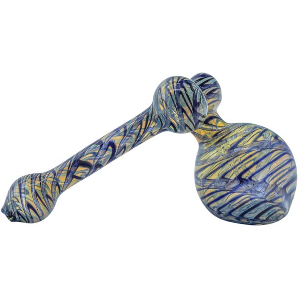 LA Pipes “Colored Sidecar” Fumed Sidecar Bubbler Pipe (Various Colors)
