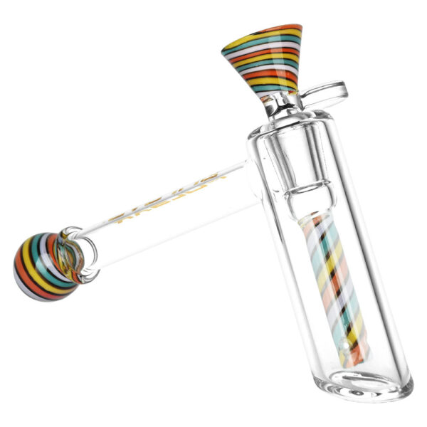 Pulsar Retro Rave Wig Wag Bubbler w/ Herb Slide – 6.25″ / 14mm F - Image 2
