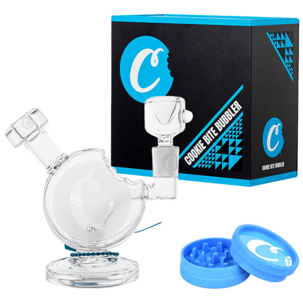 Cookies Bite Glass Bubbler – 5.75″ / 14mm F - Image 3