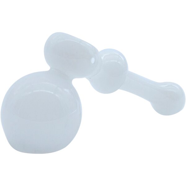 LA Pipes “Ivory Hammer” Glass Hammer Bubbler Pipe - Image 3
