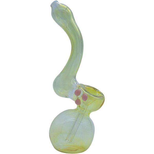 LA Pipes “Silver Sherlock” Fumed Sherlock Bubbler Pipe (Various Colors) - Image 7