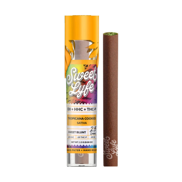 Sweet Blunt D8, HHC, THC-P – Tropicana Cookies (Sativa)