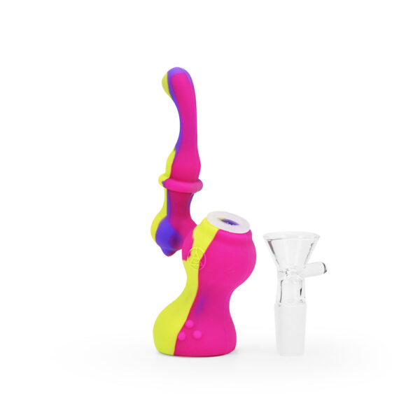 Ritual – 5” Silicone Upright Bubbler – Miami Sunset - Image 2