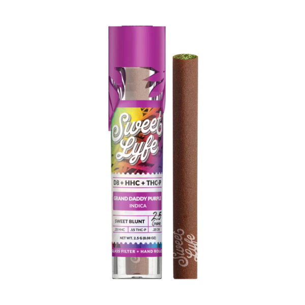 Sweet Blunt D8, HHC, THC-P – Granddaddy Purple (Indica)