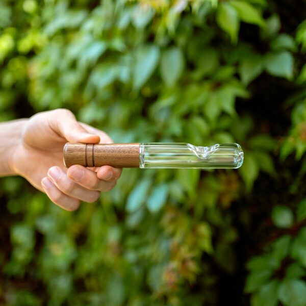 Marley Natural Glass & Walnut Steamroller - Image 4