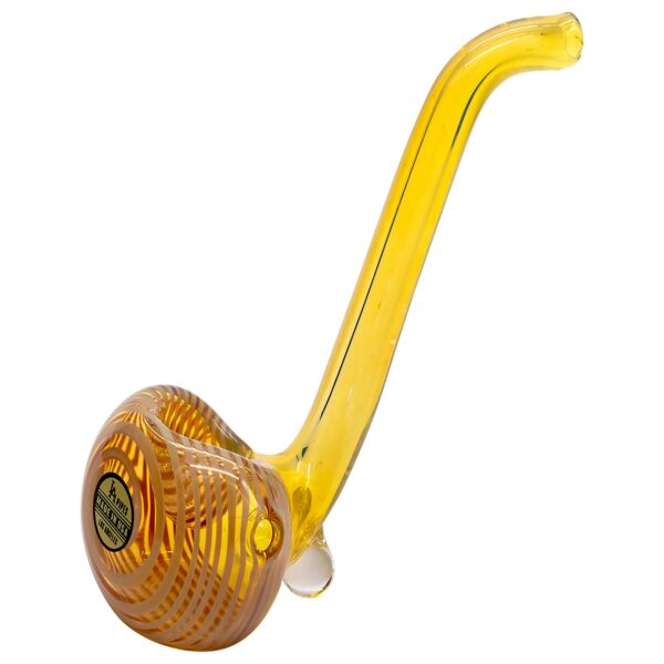 LA Pipes “Flaco” Skinny Glass Sherlock Pipe - Image 5