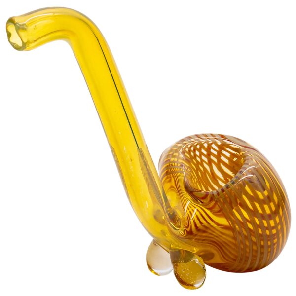 LA Pipes “Flaco” Skinny Glass Sherlock Pipe - Image 7