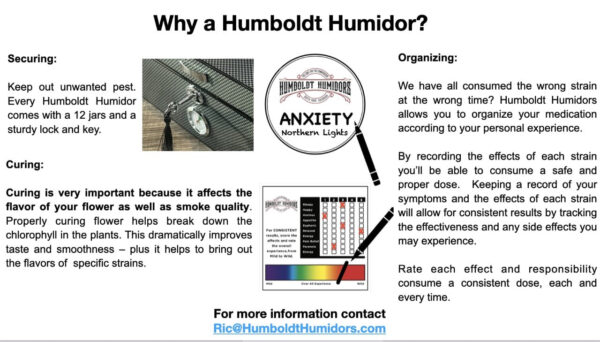 Original Black Matte Humboldt Humidor - Image 4