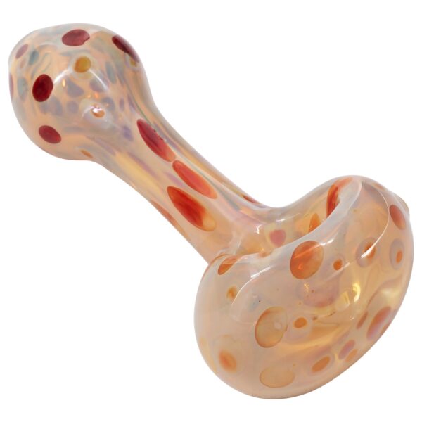 LA Pipes Polka Dot Glass Spoon Pipe - Image 5