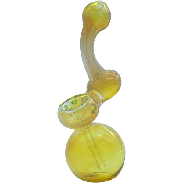 LA Pipes “Silver Sherlock” Fumed Sherlock Bubbler Pipe (Various Colors) - Image 3