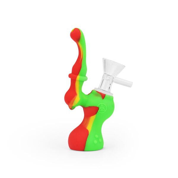 Ritual – 5” Silicone Upright Bubbler – Rasta