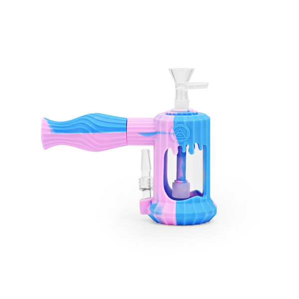 Ritual – 6” Duality Silicone Dual Use Bubbler – Cotton Candy