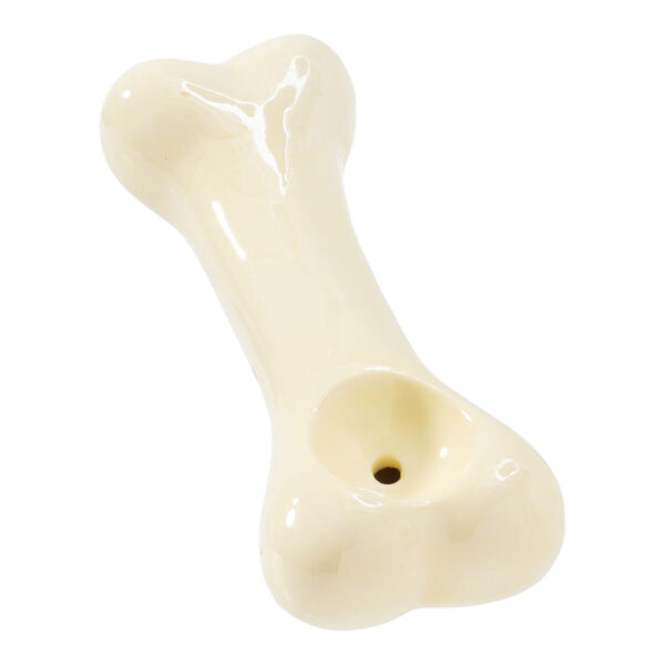 Wacky Bowlz Dog Bone Ceramic Hand Pipe – 3.75″ - Image 3