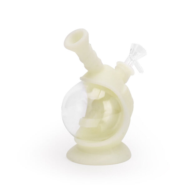 Ritual – 7.5” Silicone Astro Bubbler – UV Titanium White