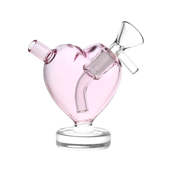 From The Heart Glass Mini Bubbler – 3″ / 10mm F - Image 2