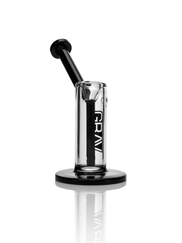 GRAV® Small Upright Bubbler – Black Accents