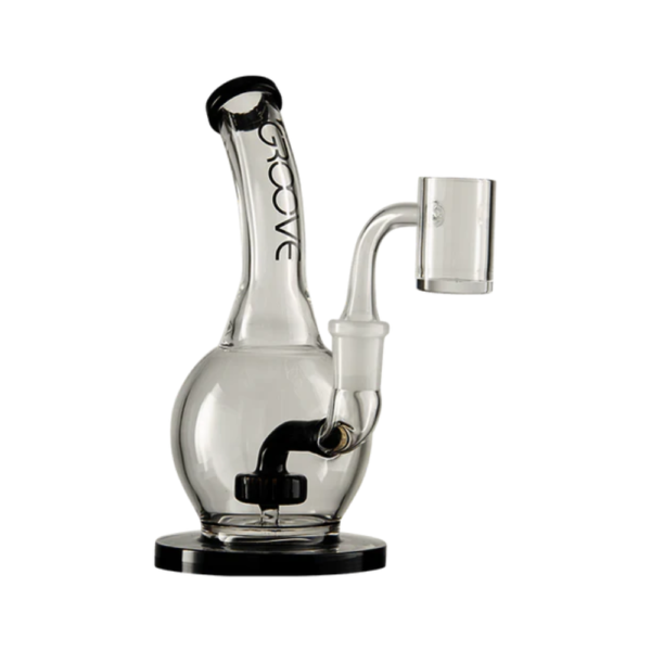 Groove Bubbler With Base Water Pipe 7″
