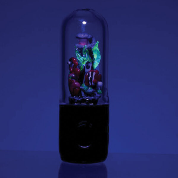 Empire Glassworks UV Reactive Dry Pipe | Under the Sea - Image 2