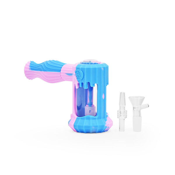 Ritual – 6” Duality Silicone Dual Use Bubbler – Cotton Candy - Image 2