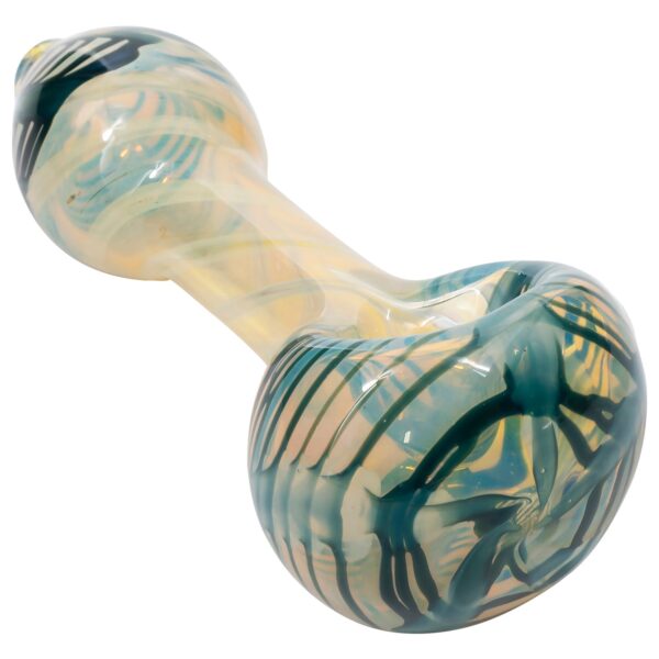 LA Pipes Twisty Cane Spoon Glass Pipe (Various Colors) - Image 7