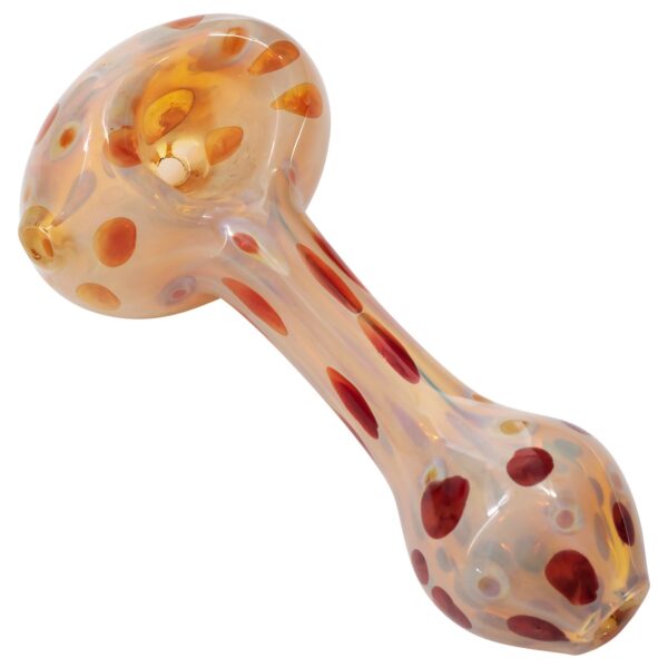 LA Pipes Polka Dot Glass Spoon Pipe - Image 3