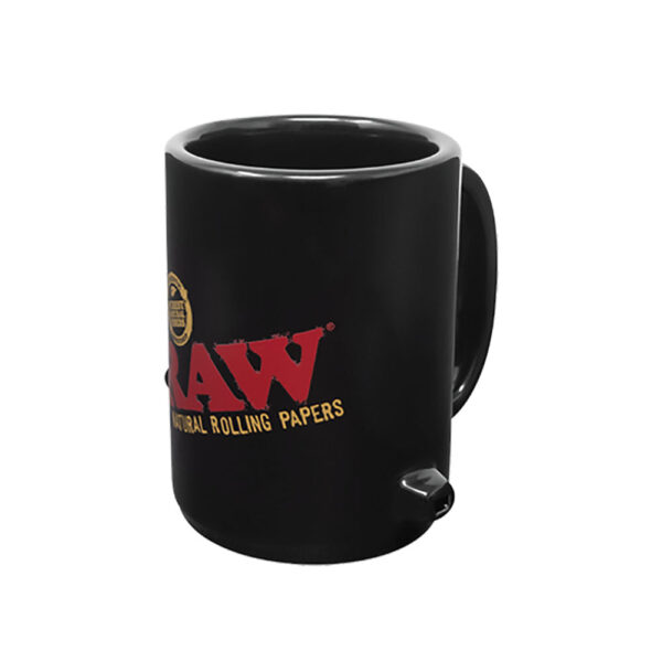RAW Wake Up & Bake Up Ceramic Cone Mug – 10oz - Image 3