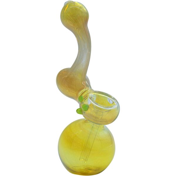 LA Pipes “Silver Sherlock” Fumed Sherlock Bubbler Pipe (Various Colors) - Image 2