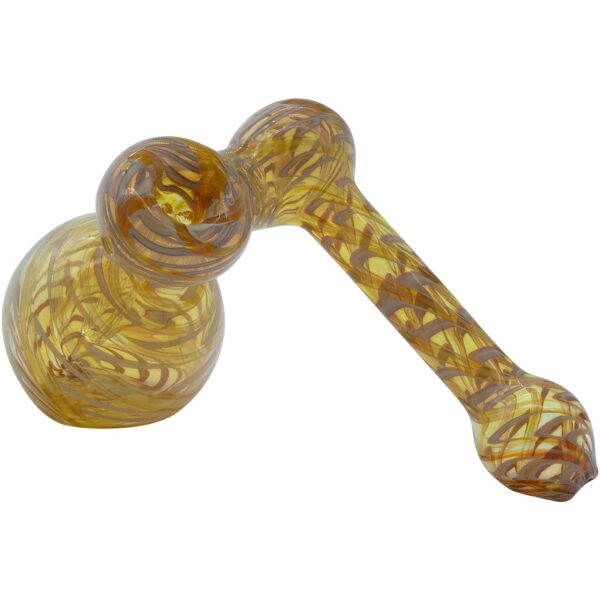 LA Pipes “Colored Sidecar” Fumed Sidecar Bubbler Pipe (Various Colors) - Image 11