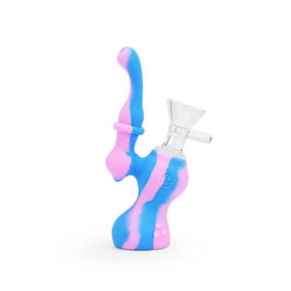 Ritual – 5” Silicone Upright Bubbler – Cotton Candy