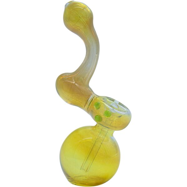 LA Pipes “Silver Sherlock” Fumed Sherlock Bubbler Pipe (Various Colors)