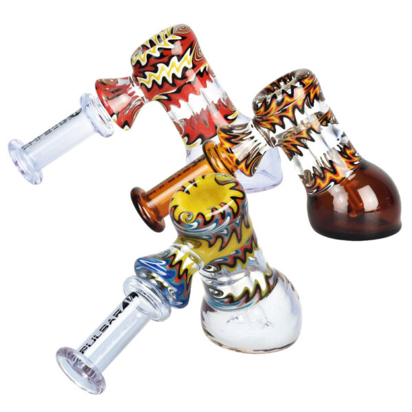 Pulsar Fluid Radiance Hammer Bubbler – 6.5″/Colors Vary
