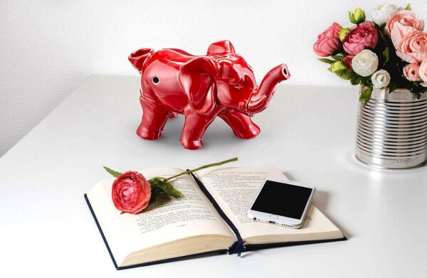 elephant novelty  pipe – red color - Image 4