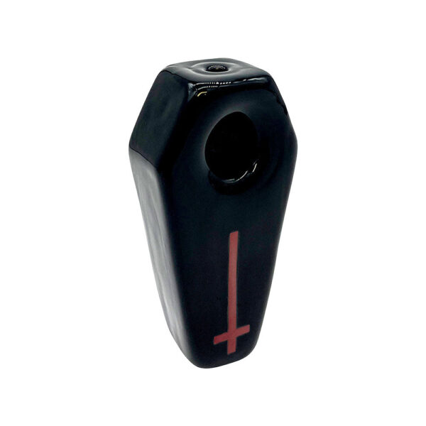 Smoke BlackCraft Coffin Glass Hand Pipe | 3.25″ - Image 4