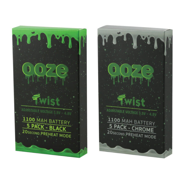 5PK – Ooze Adjustable Twist Batteries – 5″ / 1100mAh - Image 8
