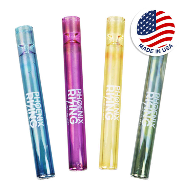 Phoenix Rising Full Metallic One Hitter – 4″/Colors Vary