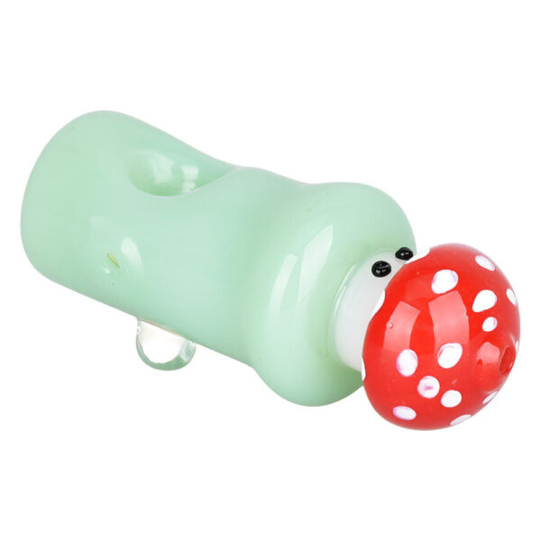 Peeking Shroom Hand Pipe – 3.75″ - Image 2