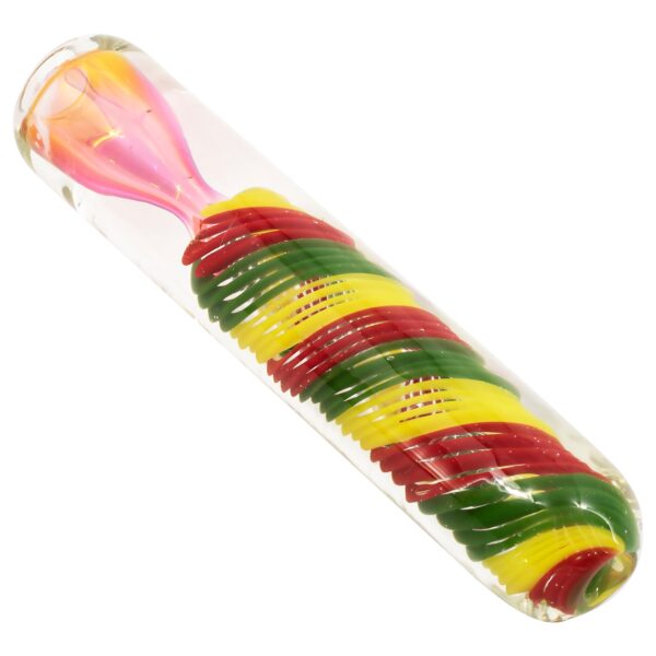 LA Pipes The “Rasta Twister” Chillum Pipe