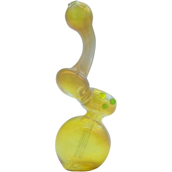 LA Pipes “Silver Sherlock” Fumed Sherlock Bubbler Pipe (Various Colors) - Image 5
