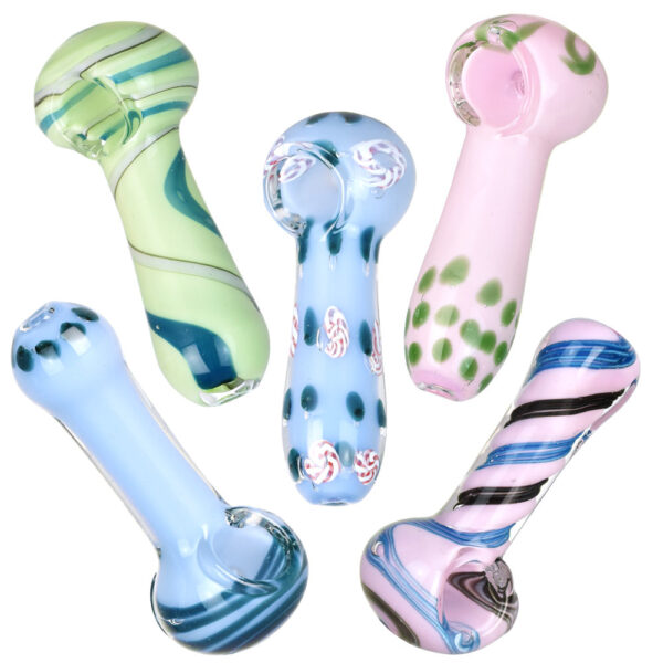 Pastel Color Spoon Pipe – 3.75- 4″/Assorted – 20PC BUNDLE