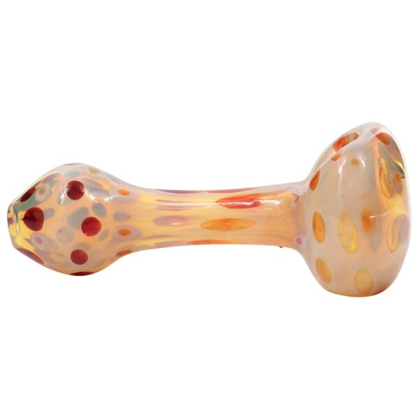 LA Pipes Polka Dot Glass Spoon Pipe - Image 7