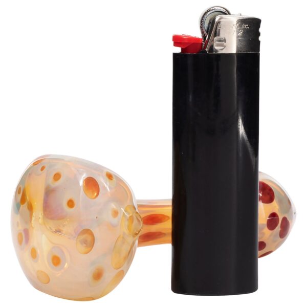 LA Pipes Polka Dot Glass Spoon Pipe - Image 6