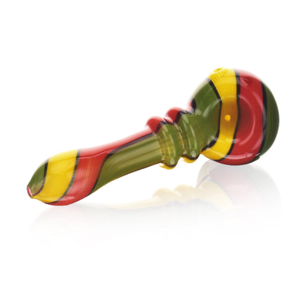 High Society | Helia Premium Wig Wag Spoon (Rasta) - Image 2