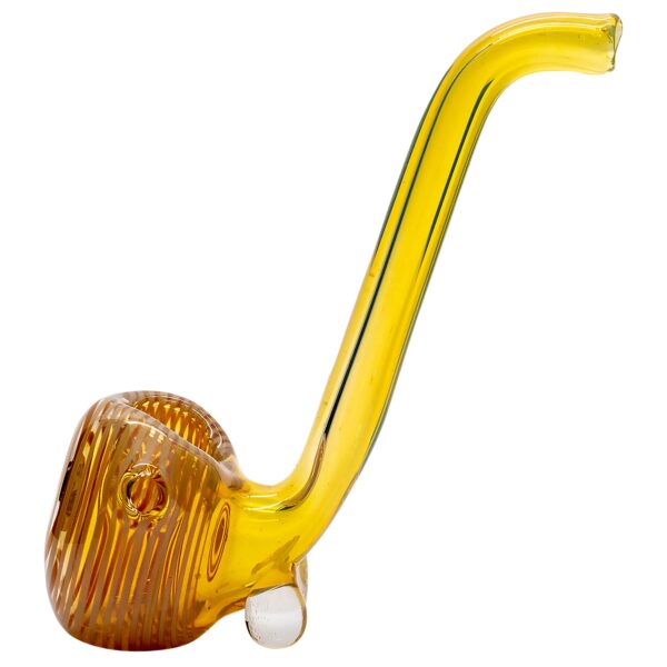 LA Pipes “Flaco” Skinny Glass Sherlock Pipe - Image 3