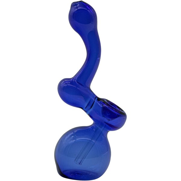 LA Pipes “Sherbub” Glass Sherlock Bubbler Pipe (Various Colors) - Image 2