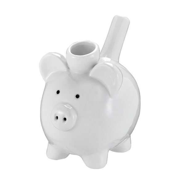 Pig Novelty Pipe – White Color