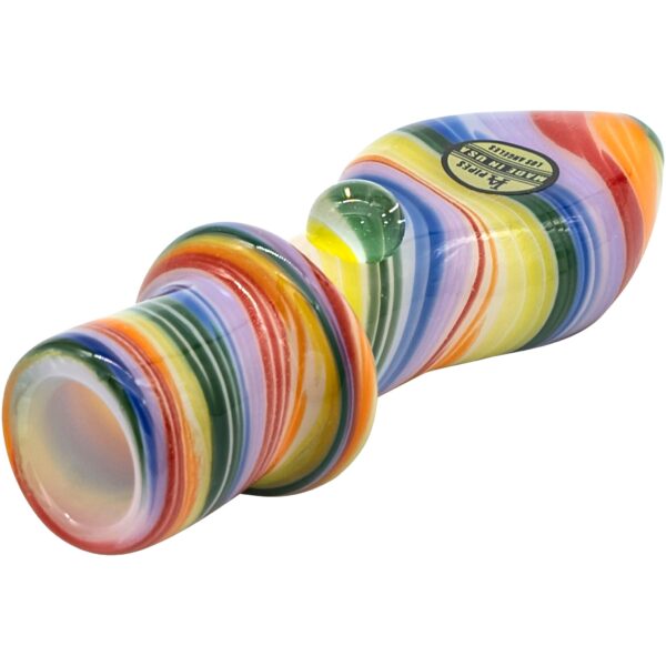 LA Pipes “Rainbow Tornado” Chillum Pipe - Image 6