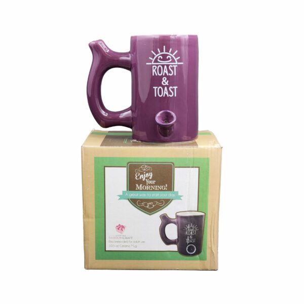 Plum Color Glossy Premium Roast & Toast Mug - Image 8