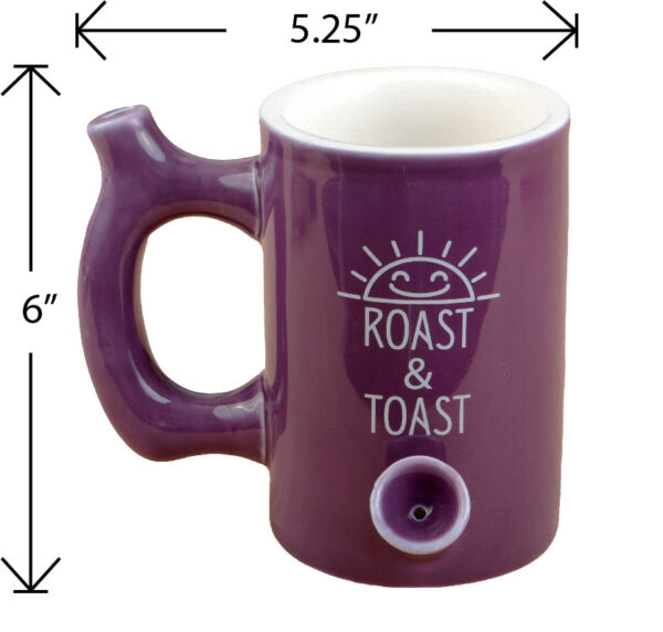 Plum Color Glossy Premium Roast & Toast Mug - Image 7